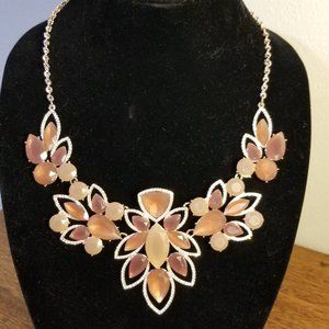 INC Necklace with Crystals and Pastel Stones NWT